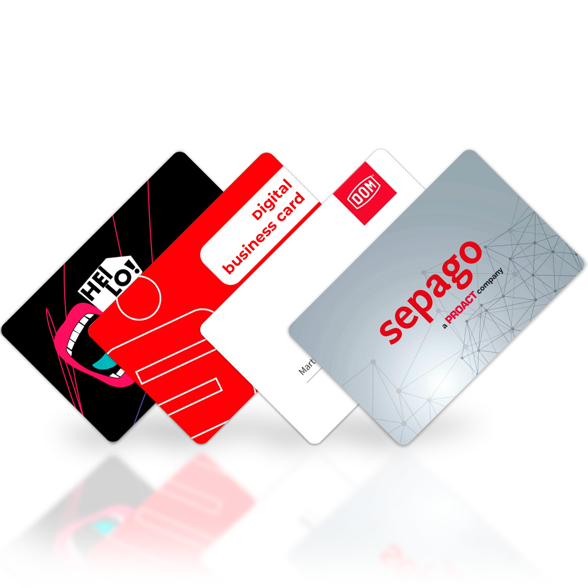 Custom smartbadge - digital busainess card NFC